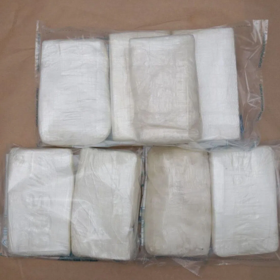 The packages tested positive for cocaine and were seized by CNB.