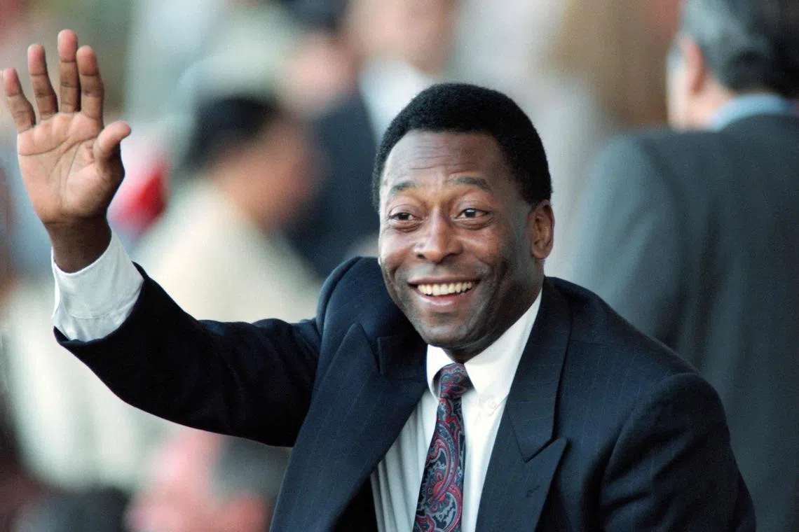 Pele, seen here in a 1995 file photo, was hospitalised in Sao Paulo on Nov 29 for what doctors said was a "reevaluation" of the chemotherapy he has been undergoing since surgery to remove a colon tumour in September 2021. 