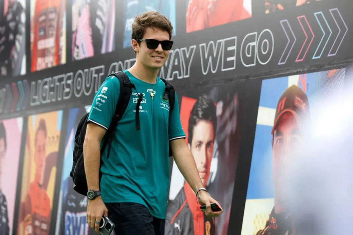 FILE PHOTO: Formula One F1 - Mexico City Grand Prix - Autodromo Hermanos Rodriguez, Mexico City, Mexico - October 26, 2023 Aston Martin reserve driver Felipe Drugovich arrives ahead of the Mexico City Grand Prix REUTERS/Raquel Cunha/File Photo