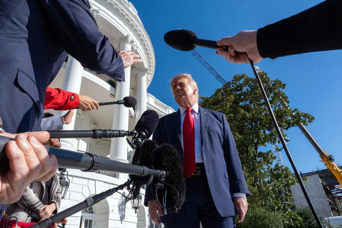 US President Donald Trump has regularly accused the US media of unfair reporting about his administration.
