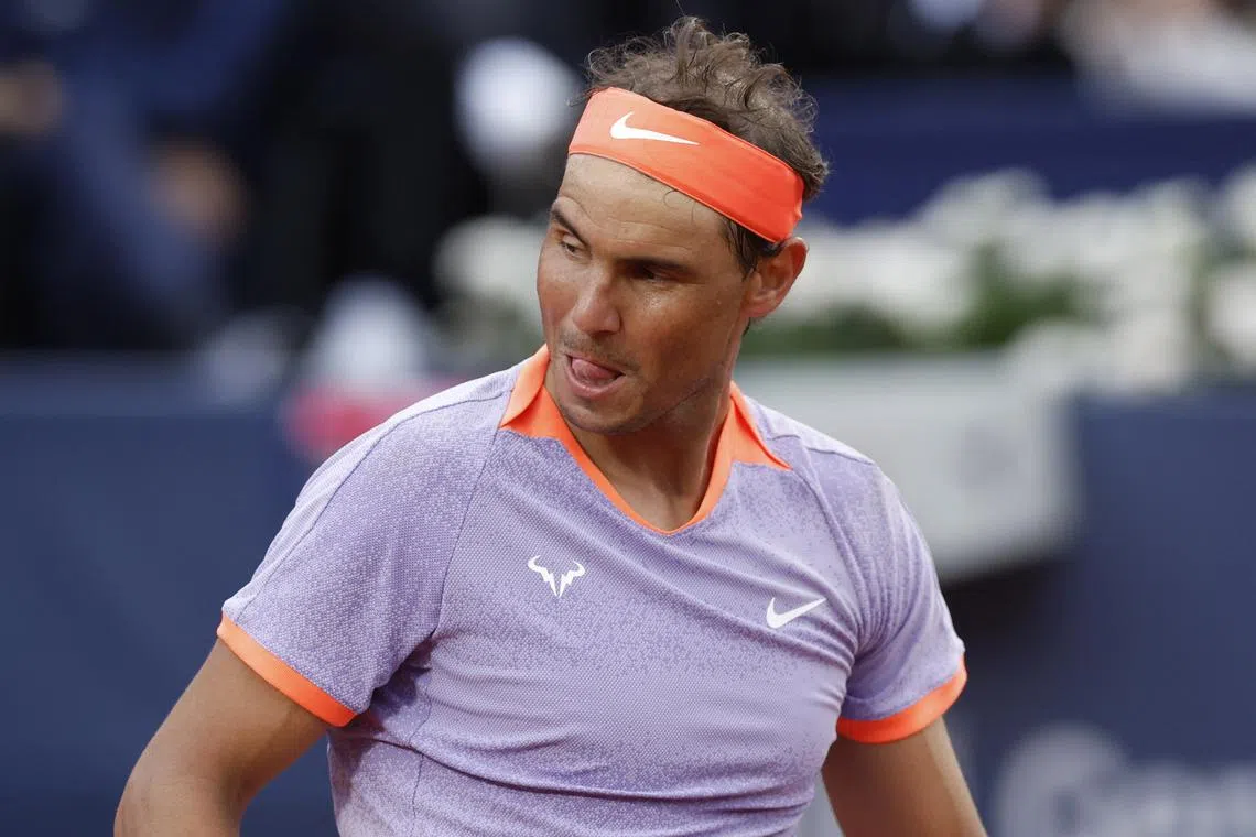Spain's Rafael Nadal, who missed virtually all of the 2023 season, is hoping to compete at the French Open in May, where he is the record 14-time champion.