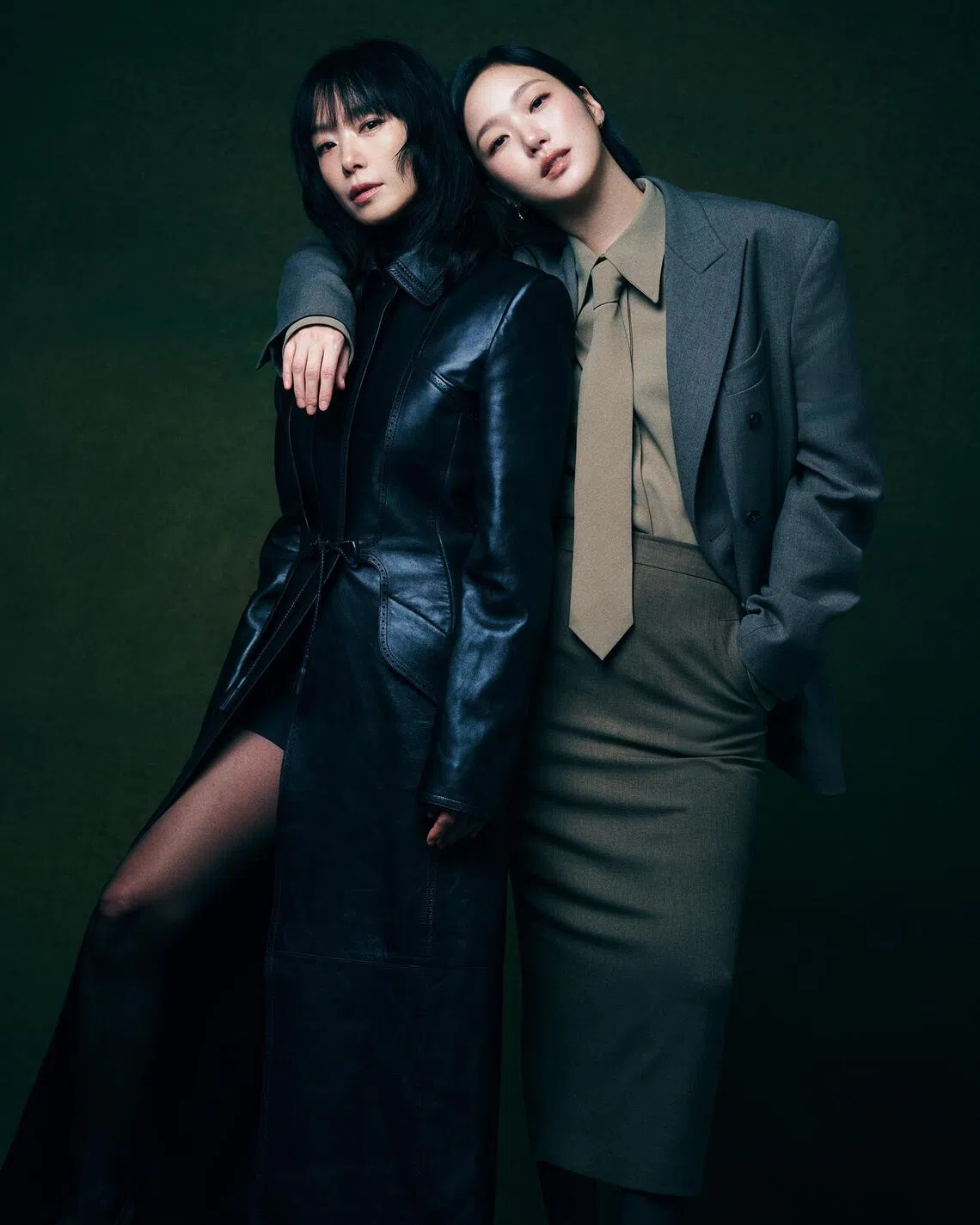 South Korean Actresses Kim Go-eun (right) and Jeon Do-yeon.