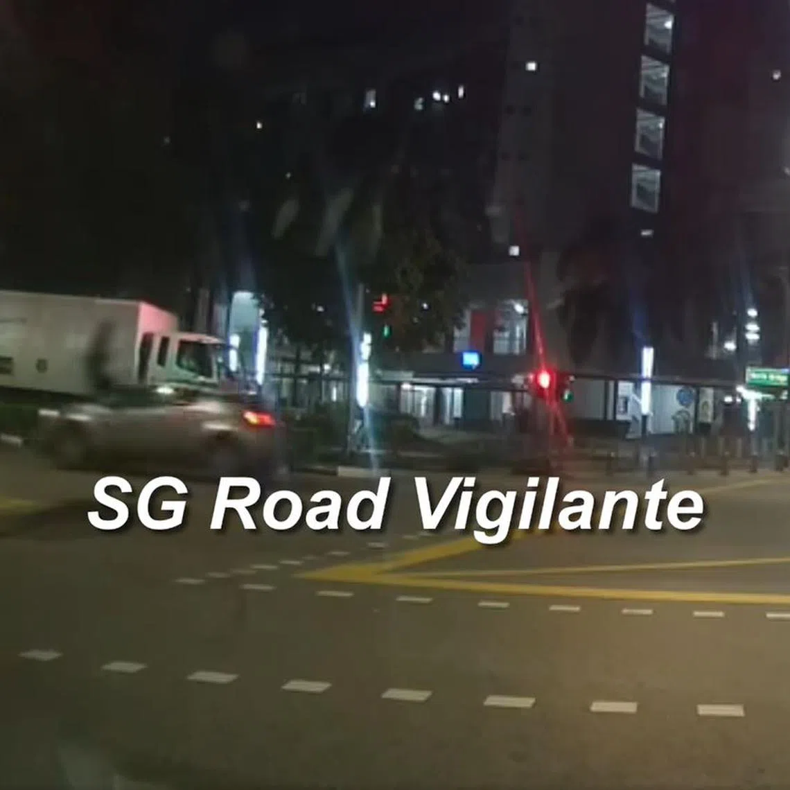 In video footage of the accident uploaded on the SG Road Vigilante Facebook page, a cyclist is seen flying off his bicycle upon colliding with the car.