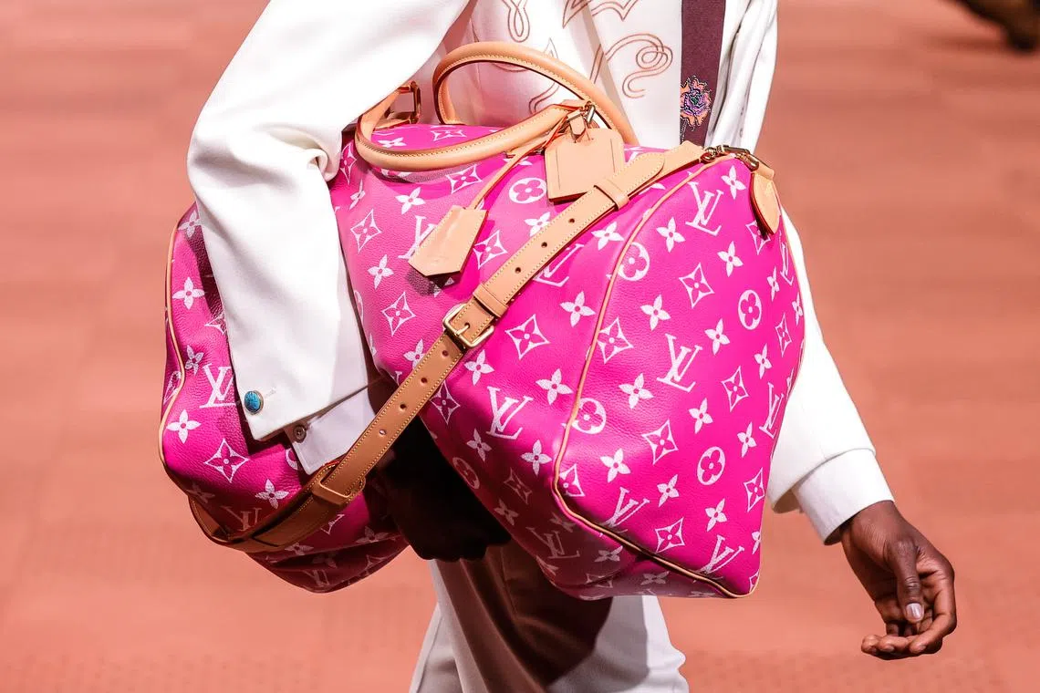 Some brands, such as Louis Vuitton, flaunt their logos conspicuously on almost every product.