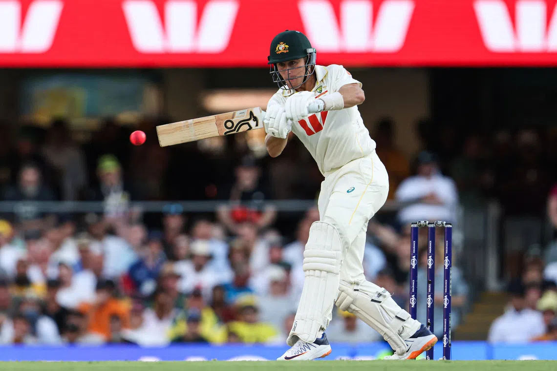 Cricket - The Ashes - Australia v England - Second Test - The Gabba, Brisbane, Australia - December 5, 2025 Australia's Marnus Labuschagne in action REUTERS/Hollie Adams