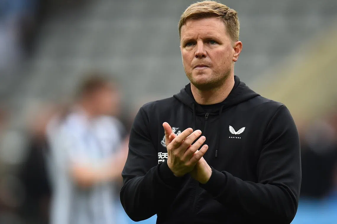 Newcastle manager Eddie Howe has said that he will be disappointed if his side do not finish in the Premier League top four.