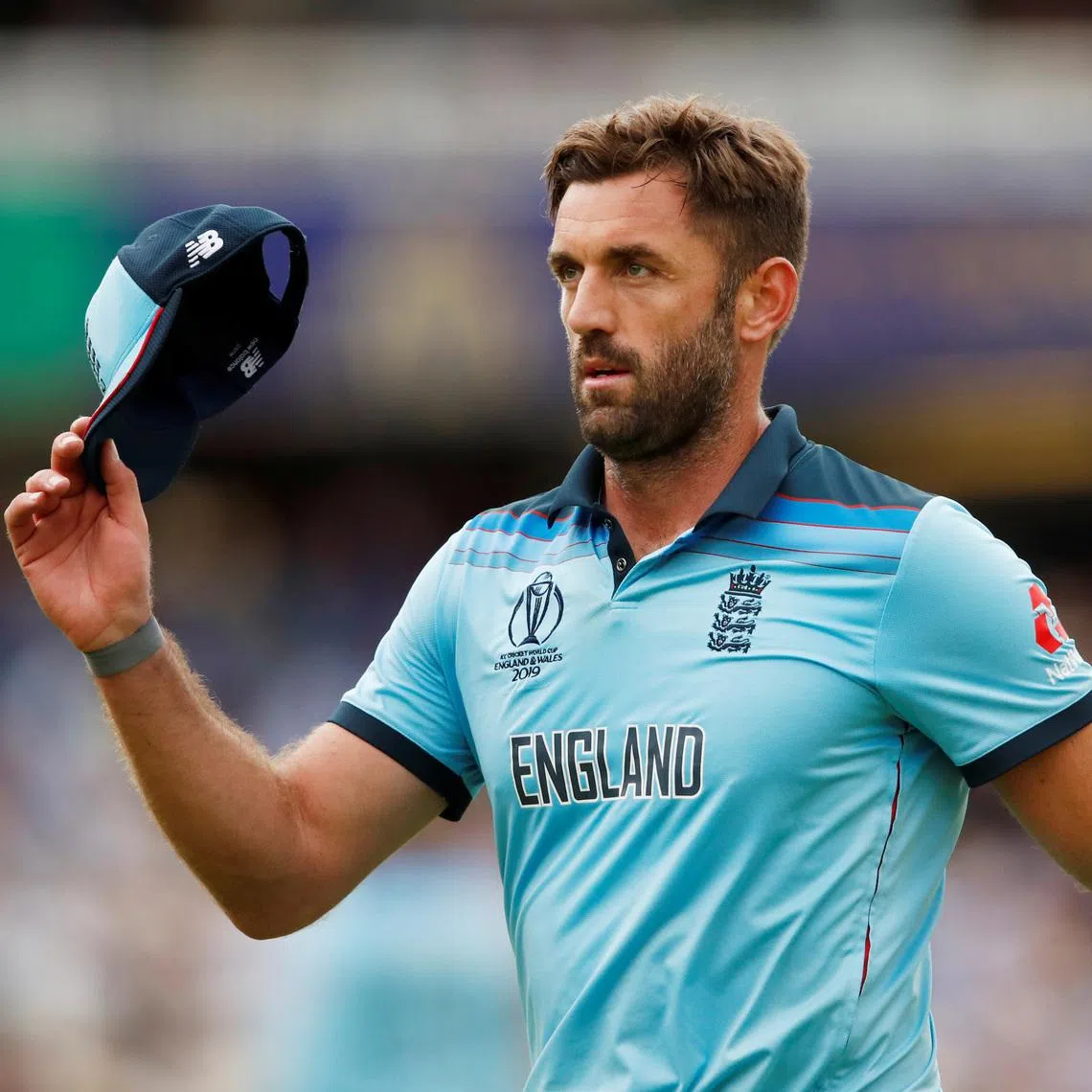 Cricket - ICC Cricket World Cup Final - New Zealand v England - Lord's, London, Britain - July 14, 2019   England's Liam Plunkett acknowledges the crowd after completing ten overs   Action Images via Reuters/Andrew Boyers