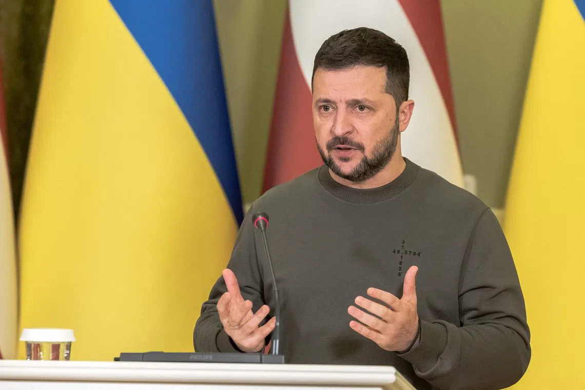 Ukrainian President Volodymyr Zelensky  said relentless, intense battles were ongoing in the eastern regions of Donetsk and Kharkiv.