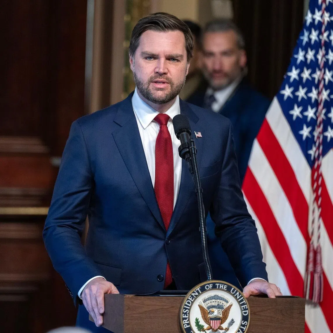 US Vice-President J.D. Vance says big should stop engaging in censorship.