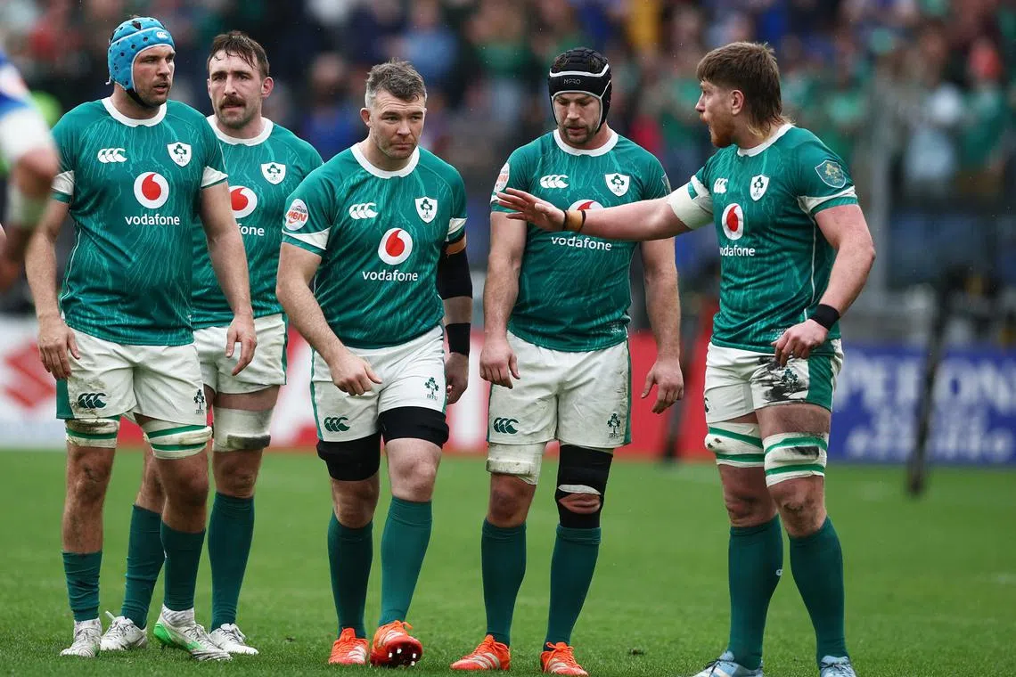 Sheehan hat-trick leads Ireland to 22-17 win over Italy | The Straits Times