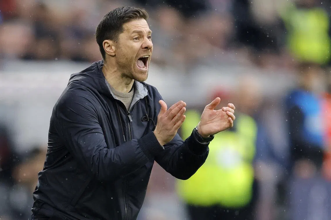 Leverkusen's head coach Xabi Alonso has been linked with moves to Liverpool, Real Madrid and Bayern Munich.