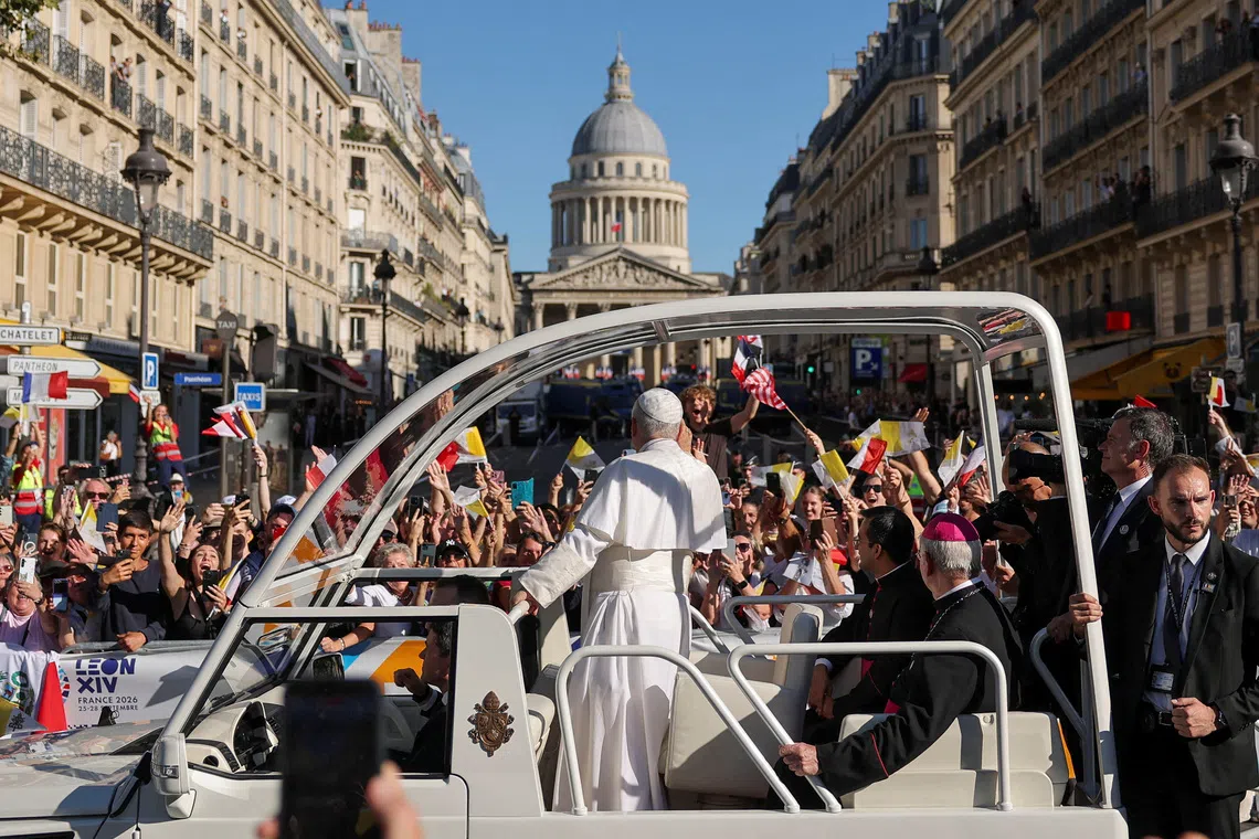 Pope Leo set for largest event of France tour as Paris crowds swell
