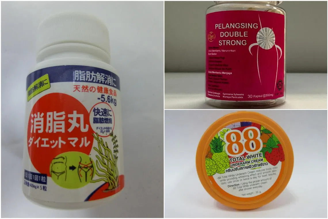 The products were sold on multiple local e-commerce platforms, such as Shopee and Lazada.