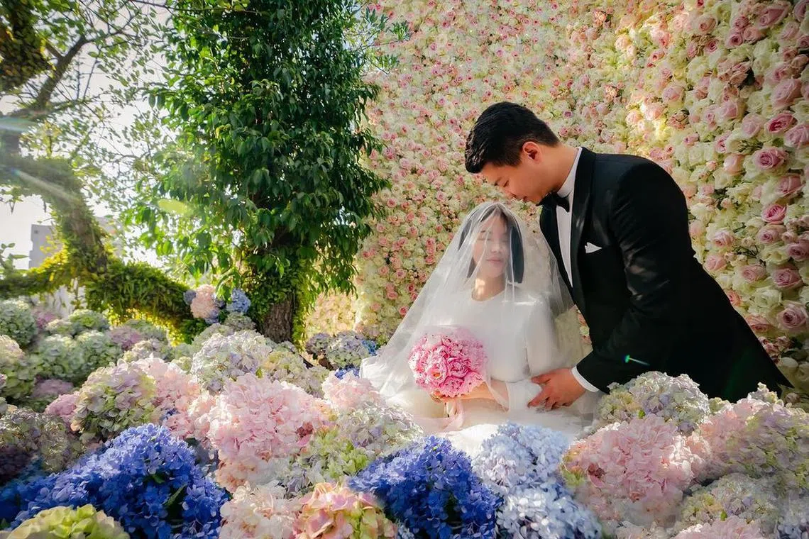 The couple had wed in February 2022.