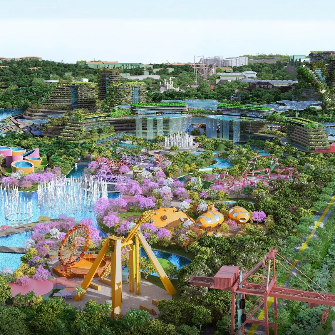 The Brani West zone will be one of the largest sites for new attraction development, said Ms Melissa Ow, STB's chief executive. 