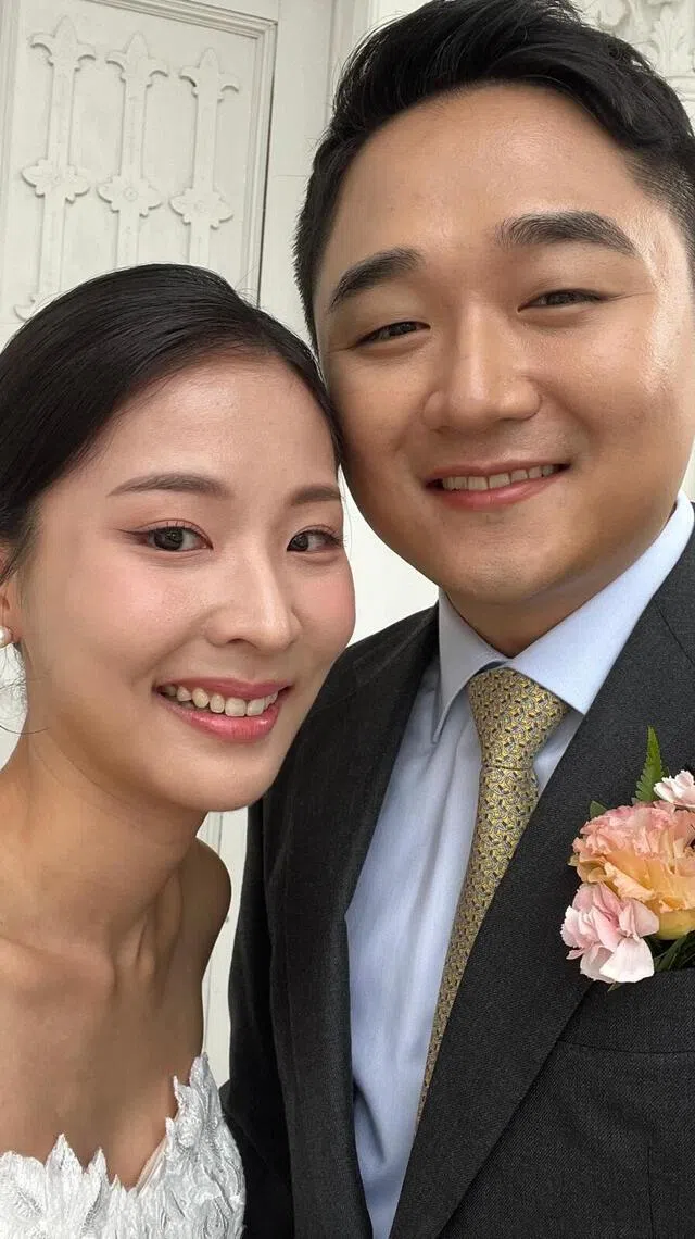 Gushcloud chief financial officer Andrew Lim and his wife Ms Soyeon Kim
