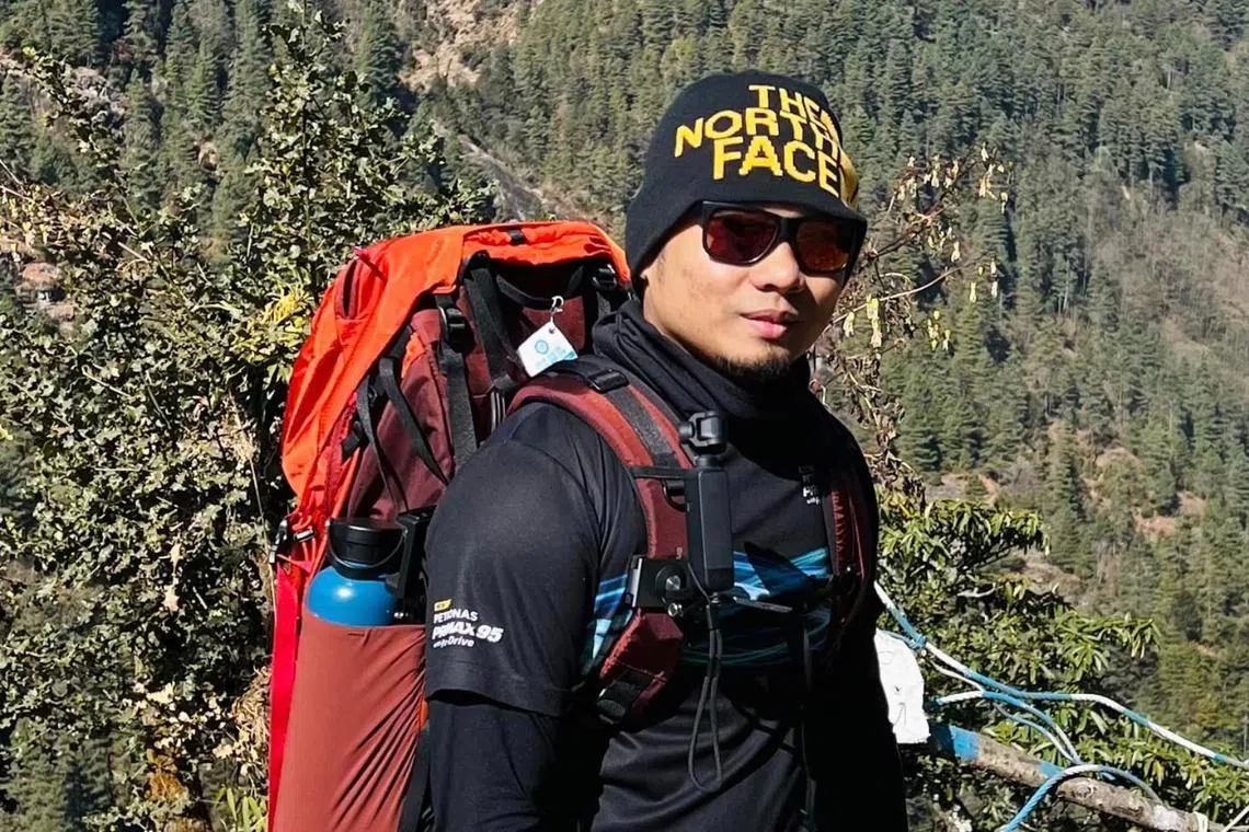 Mr Hazlami was an avid climber, having in recent months trekked at the Everest Base Camp in Nepal and Mount Xueshan in Taiwan.