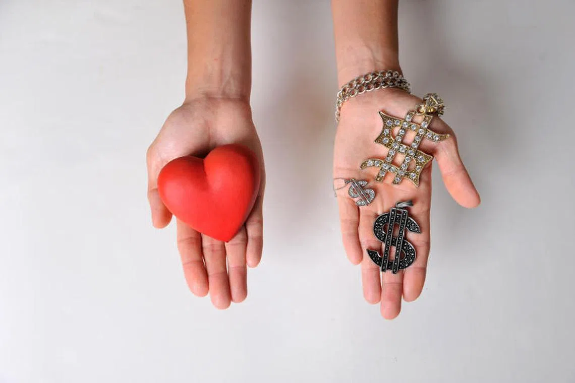 Over three months, police officers tried to convince the woman that she was a victim of a love scam.