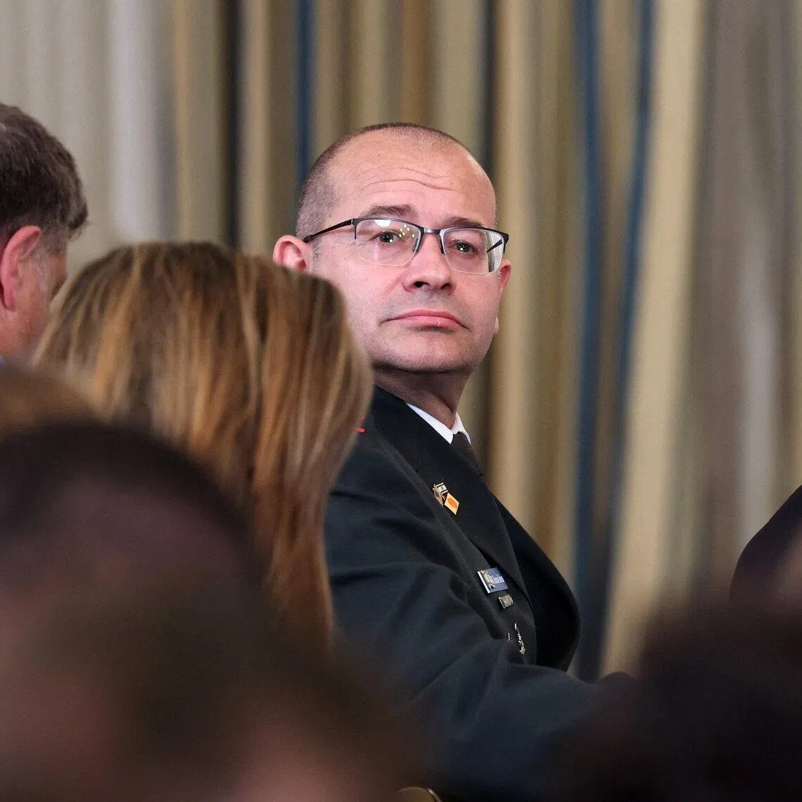 Israel's Military Secretary to the Prime Minister Roman Gofman at the White House in Washington DC, on Sept 29, 2025.