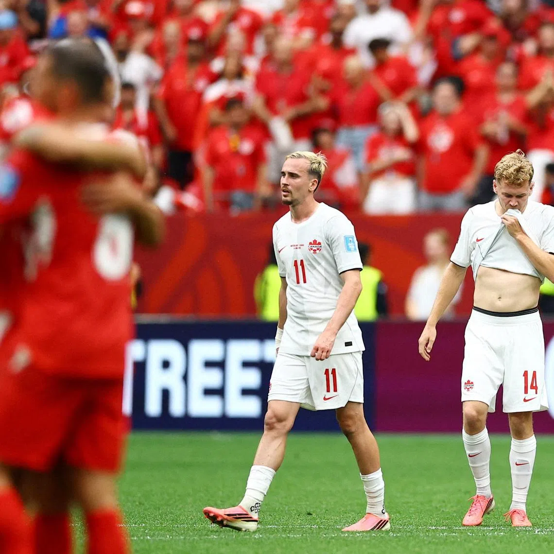 The Swiss will now play their next game in Vancouver, while Canada travel to Los Angeles.