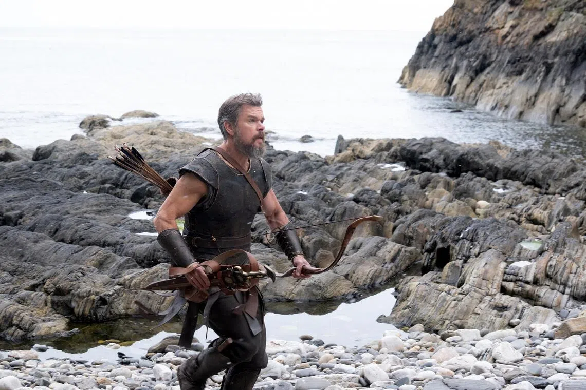 Hollywood actor Matt Damon in The Odyssey.