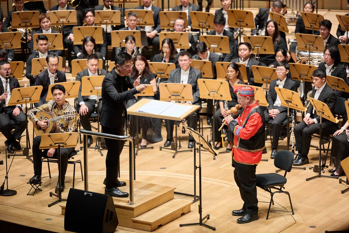 The Philharmonic Wind Orchestra celebrated its 25th anniversary with a concert at the Esplanade on Nov 9. 