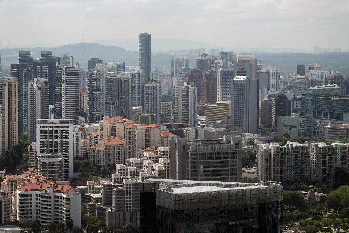 High rise residential apartments in the River Valley area.