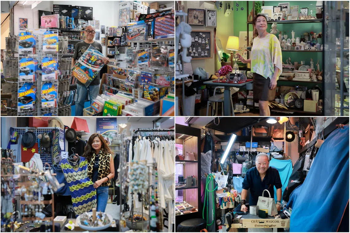 (Clockwise from left) Stephen Fung, founder of Kalibak’s Kave, Maria Ismail, founder of Upthrift, Frank Chen, founder of Frank’s Leathersmith, and Pamela Chong, founder of Blueprint Principles.
