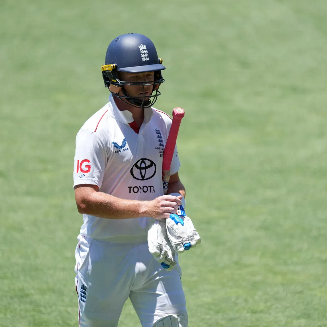 Cricket - The Ashes - Australia v England - Third Test - Adelaide Oval, Adelaide, Australia - December 20, 2025 England's Ollie Pope walks after losing his wicket REUTERS/Asanka Brendon Ratnayake/File Photo