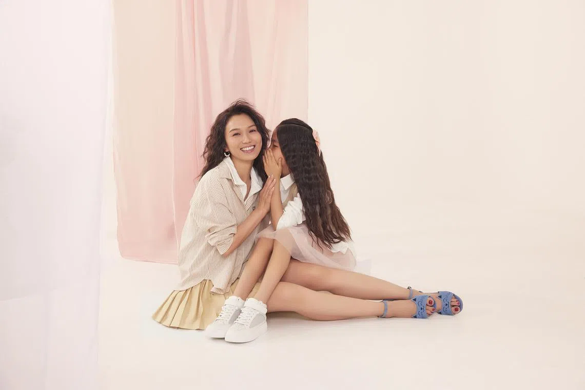 Singaporean actress Joanne Peh and her daughter collaborated with local shoe brand prettyFIT for the prettyFIT x Joanne Peh & Mimi capsule collection.