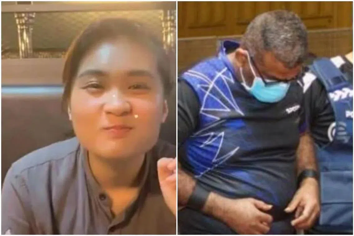 Caleb Joshua Chai Shanmugam is accused of killing Ms Ang Qi Ying in a ground-floor unit at Block 2 Beach Road at around 7pm on Nov 9.  