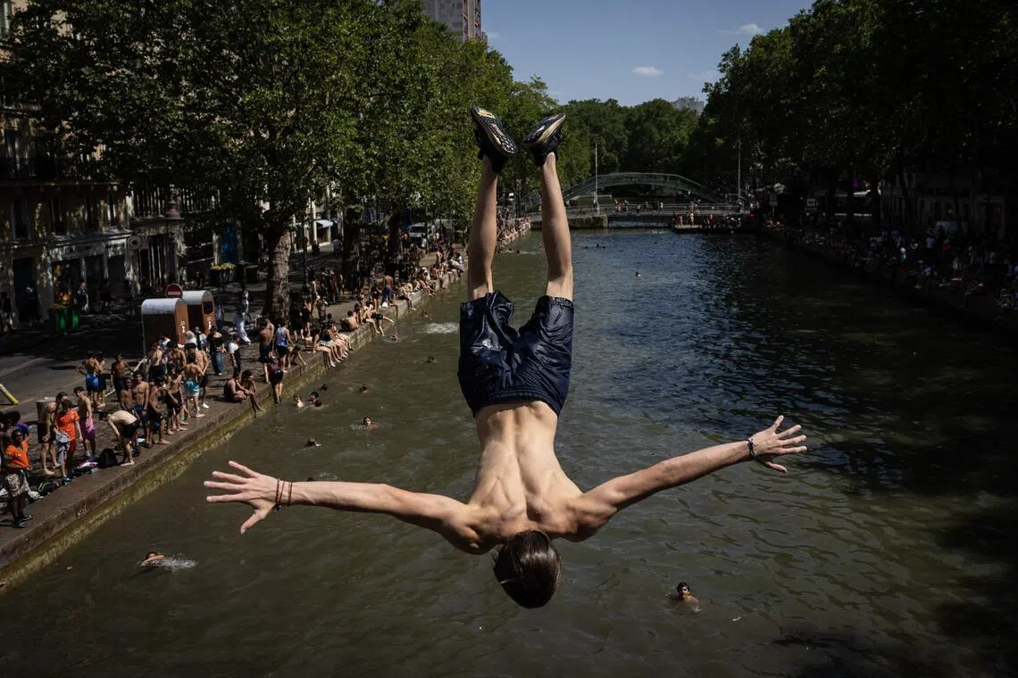 Around 63 million people in France will see temperatures of more than 30 deg C.