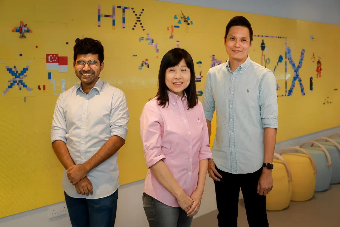 From left: 

Arka Ray, Engineer, Q Team, HTX; 

Ms Lim Chin Chin, Director of Forensics Centre of Expertise (CoE), HTX; 

Dr Daniel Teo, Deputy Director (3i), Robotics, Automation & Unmanned Systems (RAUS) Centre of Expertise (CoE); 

May 24, 2023.