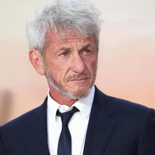 Sean Penn attending the London premiere for the movie One Battle After Another on Sept 16, 2025.