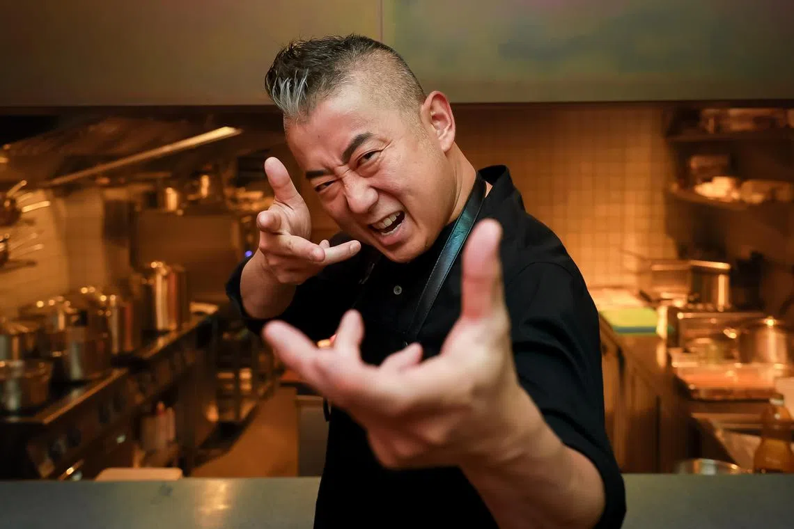 Wagyumafia founder and executive chef Hisato Hamada, 46, in Singapore, Jan 19, 2024.