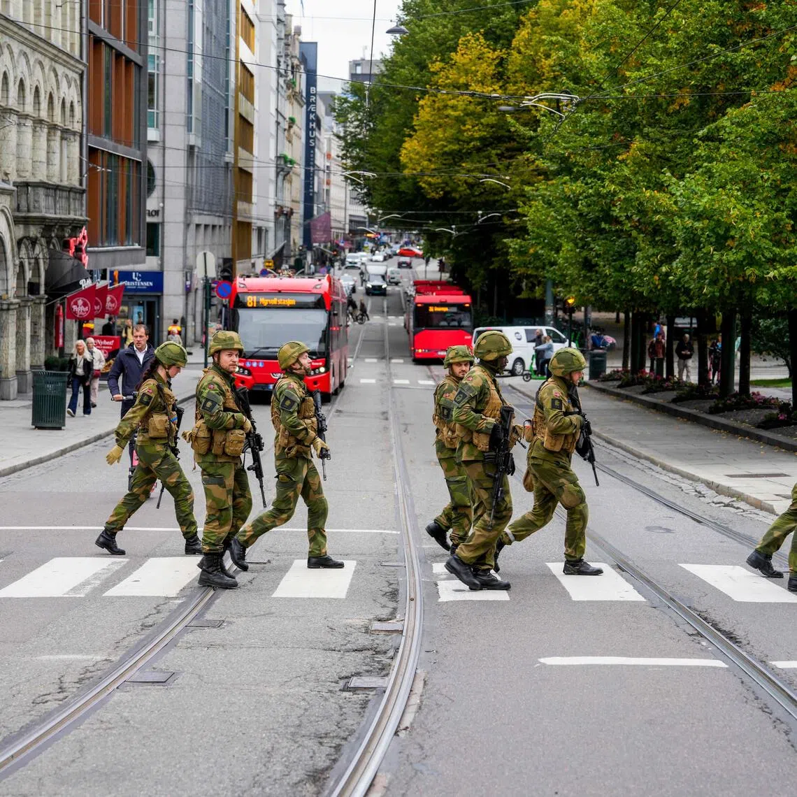 During a security exercise at Oslo airport from Sept 14 to 18, waiting soldiers tapping on their vehicle’s screen discovered videos recorded by the on-board cameras.