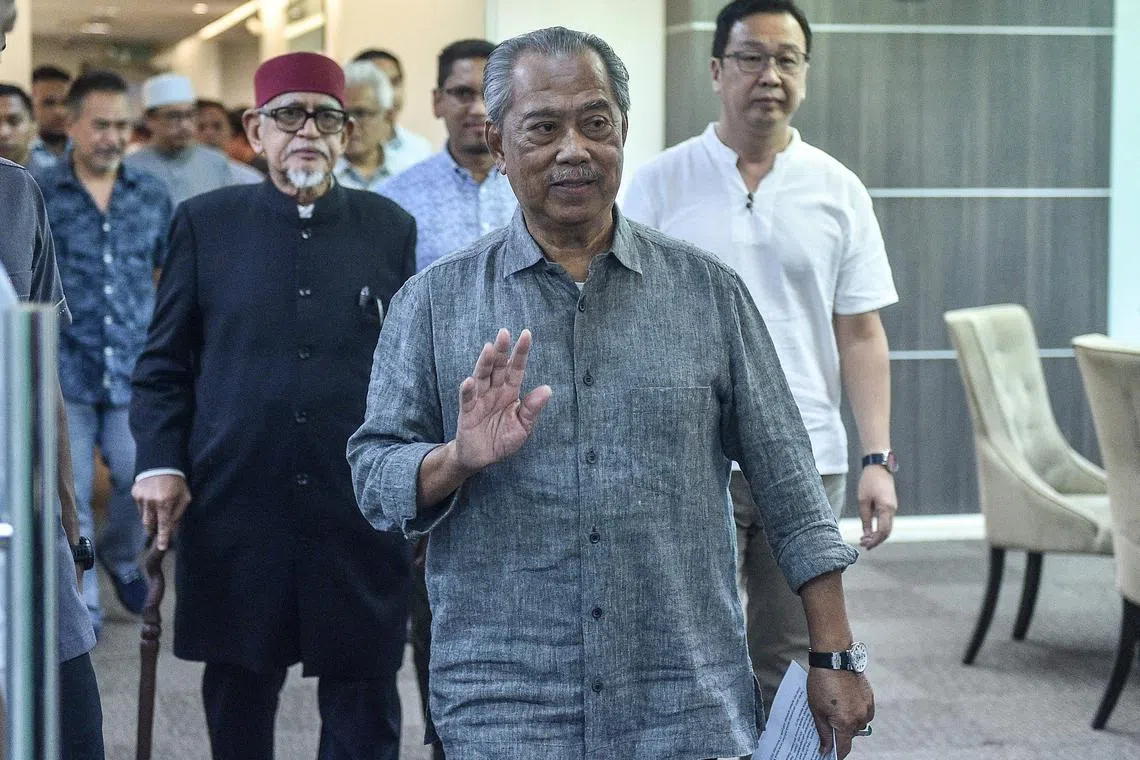 In expressing his disappointment in the leaders who left Bersatu in Sabah, Mr Muhyiddin Yassin said these leaders did not show loyalty to the party.