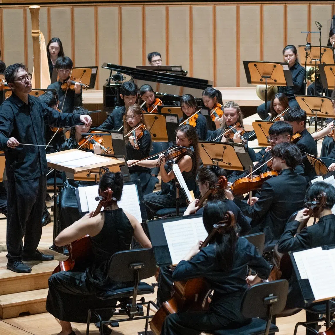 The Yong Siew Toh Orchestral Institute played a programme of Shostakovich, Haydn and Part on Apr 11.