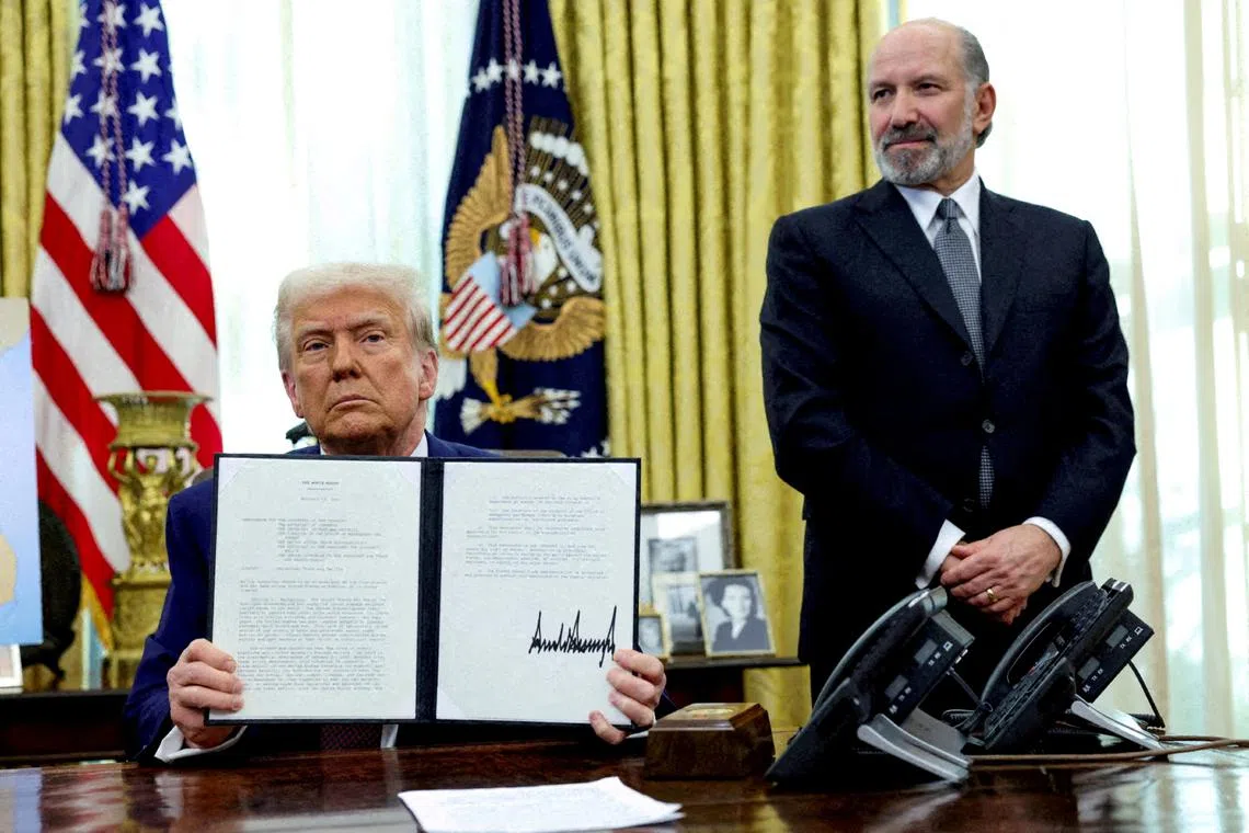 US President Donald Trump said he could also unveil more sector-specific levies without giving further details.