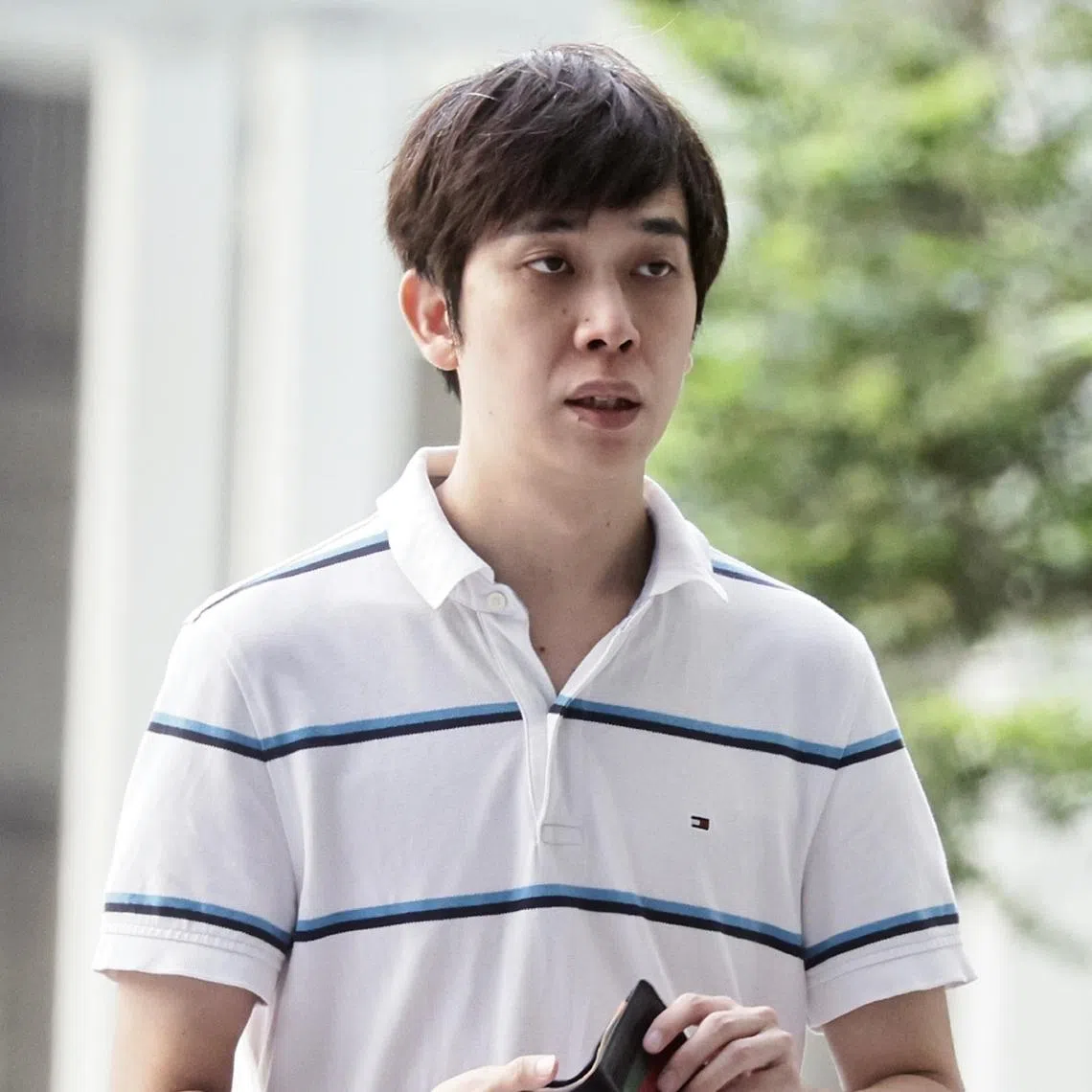 Au Yong Khin Mun, 40, was also sentenced to two strokes of the cane on Jan 12. He had earlier pleaded guilty to voluntarily causing grievous hurt to his wife.