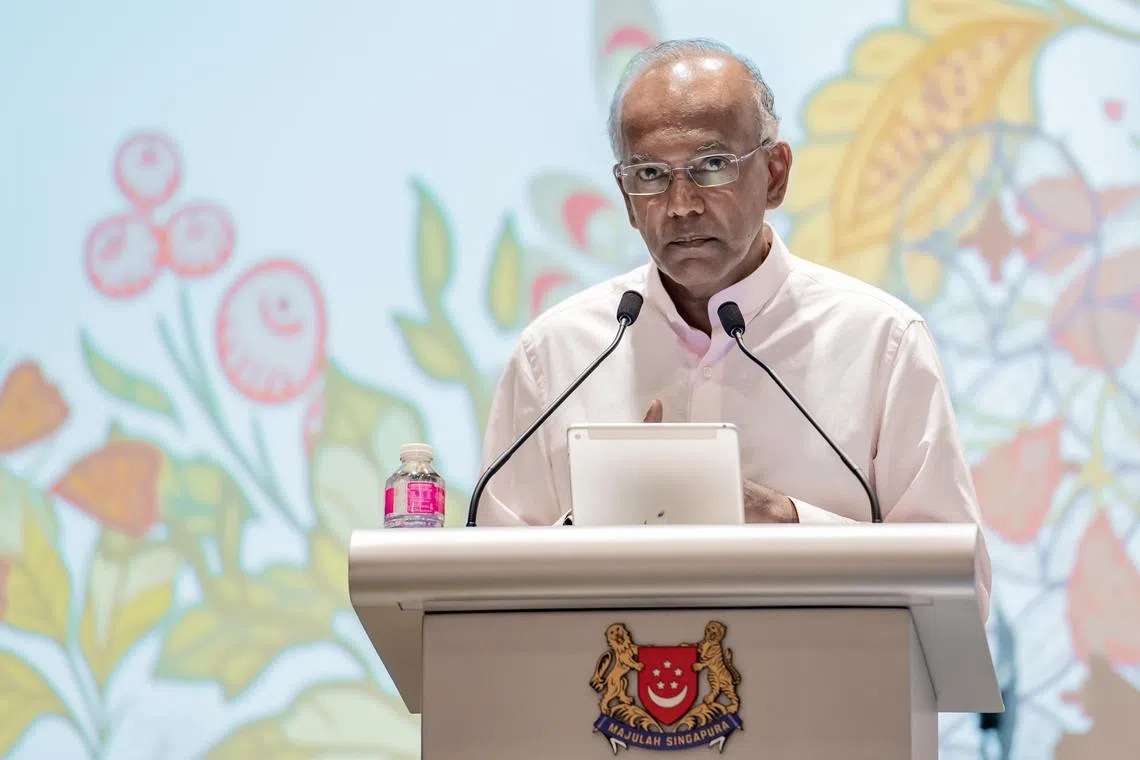 In the broader community, Mr K. Shanmugam also noted progress in education and jobs over the years.