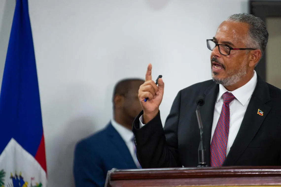 Mr Fils-Aime promised to restore security and tackle gang violence in the crisis-wracked country. 