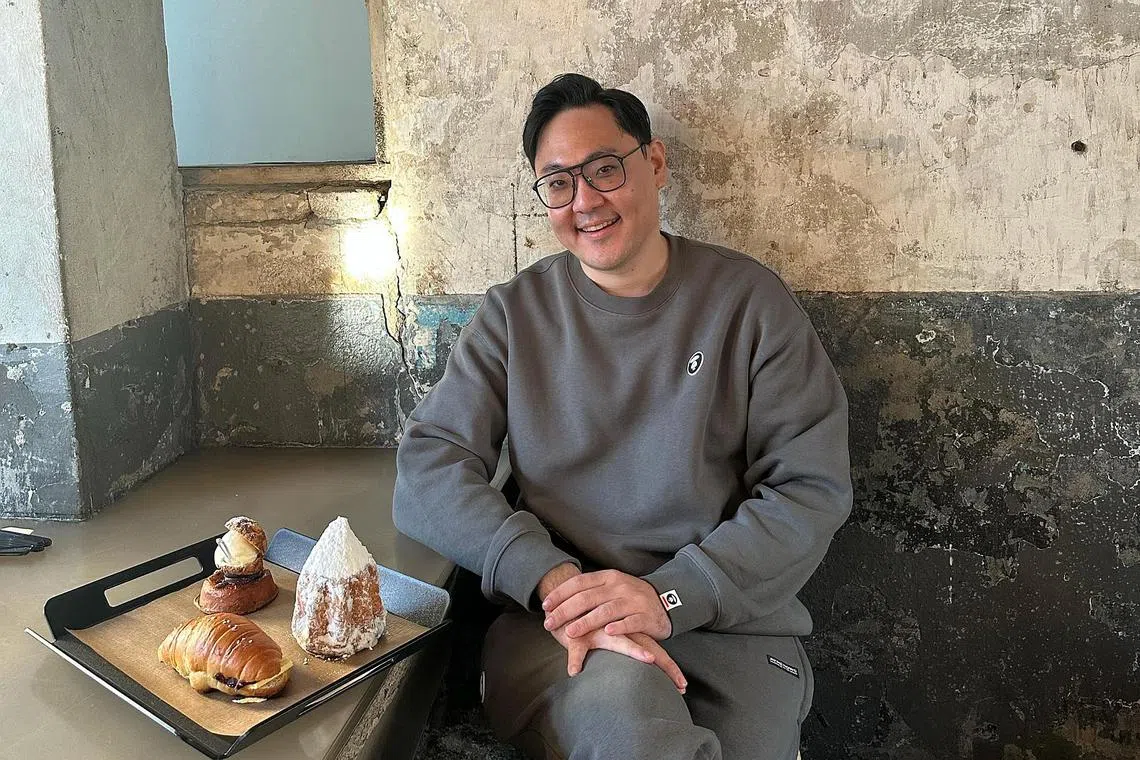 Mr Brian Chua, chief executive of Gourmet Food Holdings, at Seoul's Cafe Onion Seongsu. 