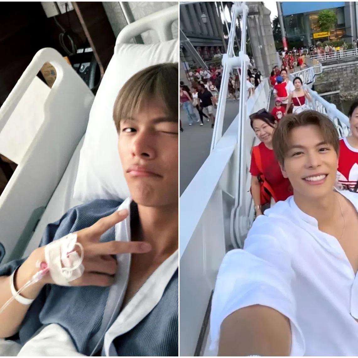 Glenn Yong was in hospital before attending the NDP on Aug 9.