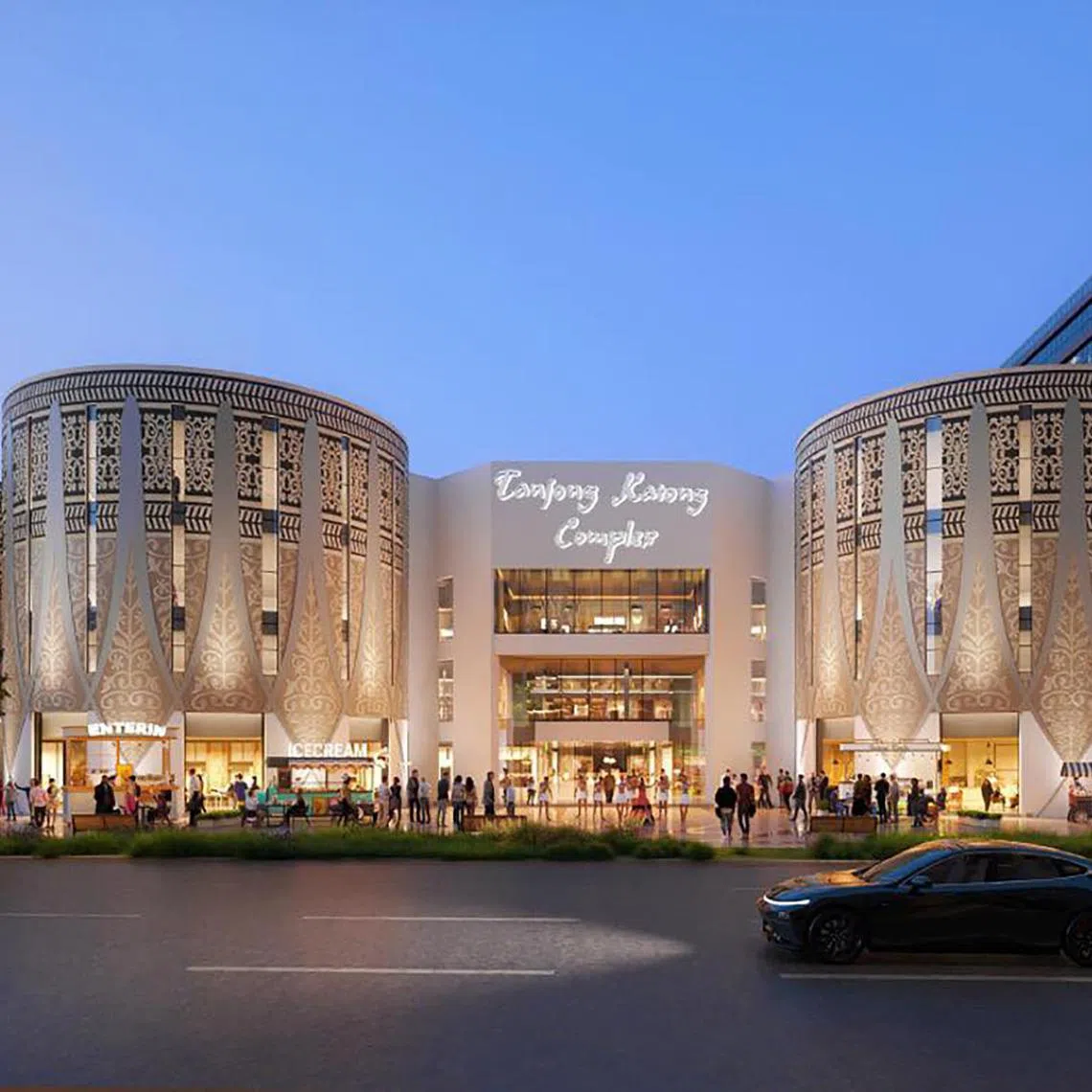 kgtanjong28 - Artist impression of external main frontage of Tanjong Katong Complex in the evening, after it is refurbished.


Credit: JUN JIE DEVELOPMENT