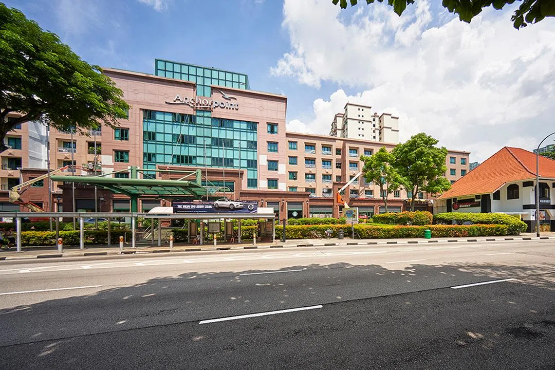 Anchorpoint has nearly 60 tenants and about 78,636 sq ft of net lettable area.