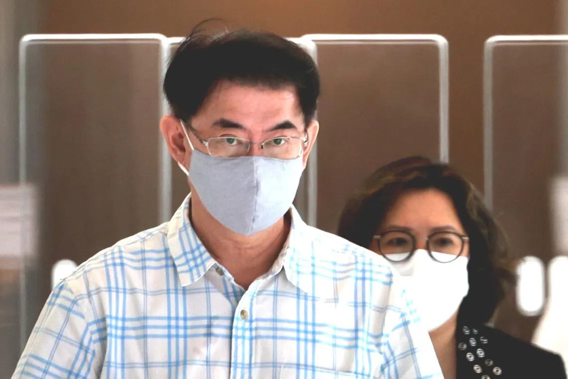 Tan Boon Lee directed racist remarks at Mr Dave Parkash in the vicinity of Angullia Park in Orchard Road, on June 5, 2021. 