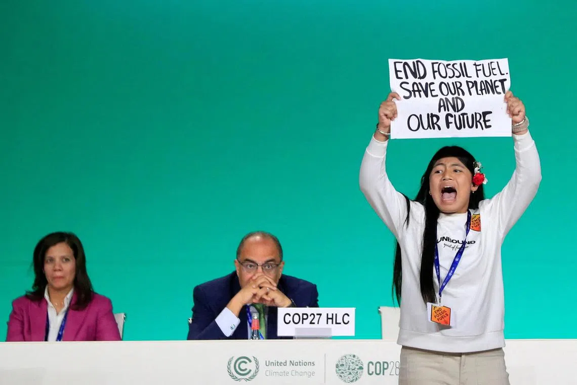 Climate activist Licypriya Kangujam burst on to the stage at the COP28 climate summit in Dubai.