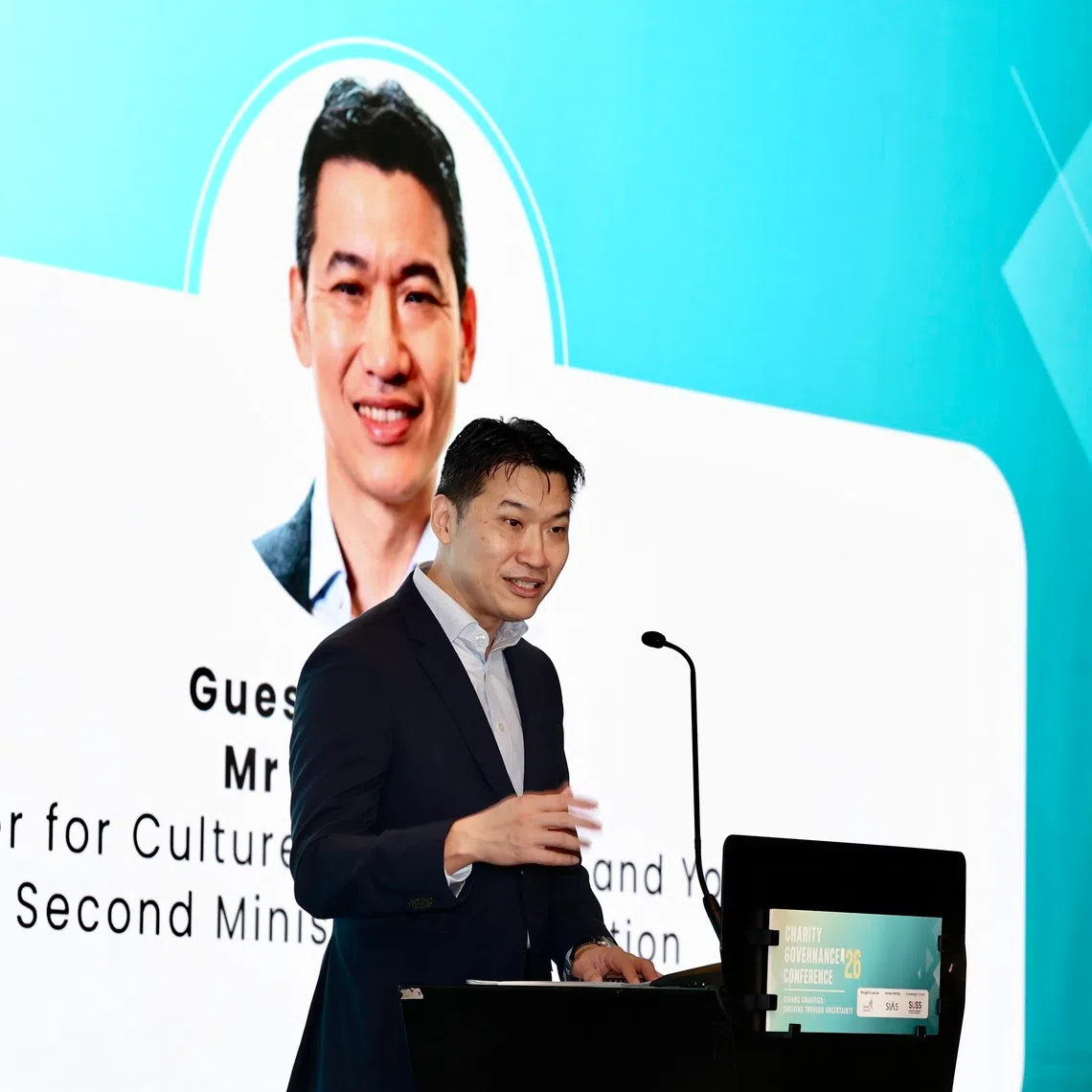 Minister for Culture, Community and Youth David Neo announced these moves on Oct 15 at the annual Charity Governance Conference.