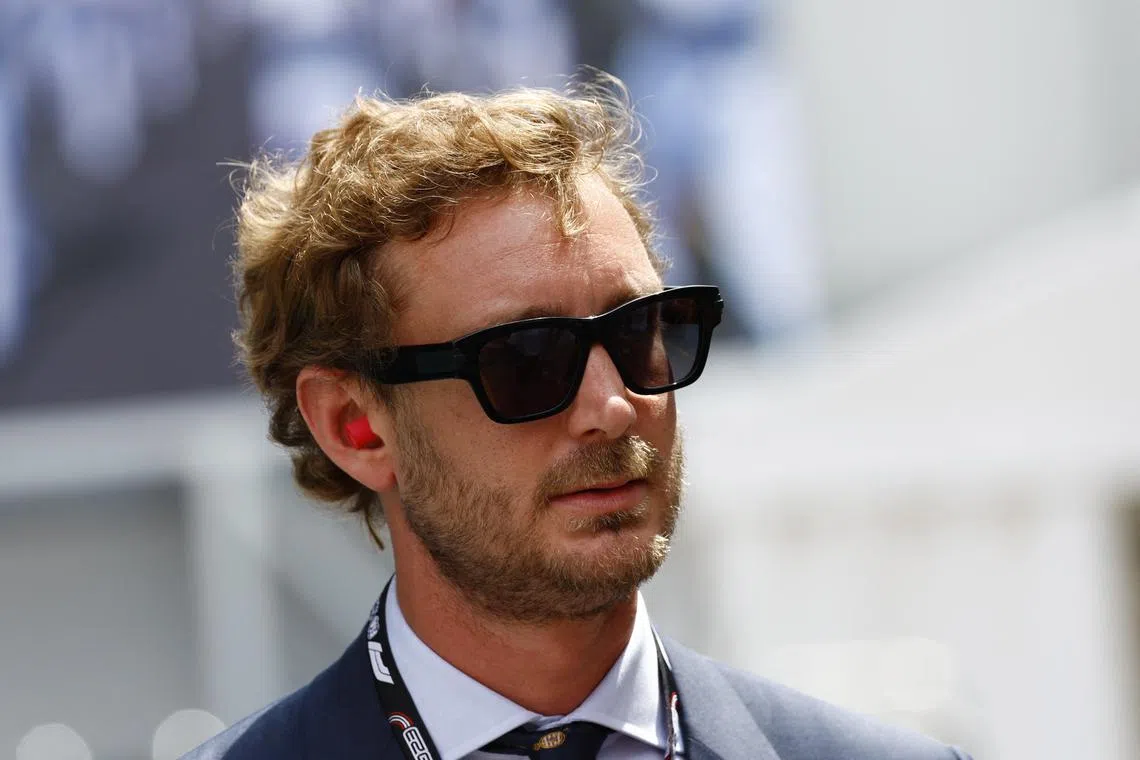 Formula One F1 - Monaco Grand Prix - Circuit de Monaco, Monte Carlo, Monaco - May 28, 2023 Pierre Casiraghi, son of Caroline, Princess of Hanover is pictured ahead of the race REUTERS/Piroschka Van De Wouw/ File Photo